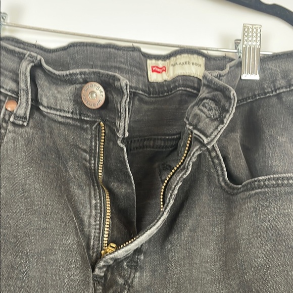 Wrangler Relaxed Boot Cut Black Jeans - Size 32 X 30 - Picture 3 of 10